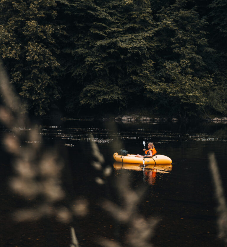 packraft trail in de ardennen